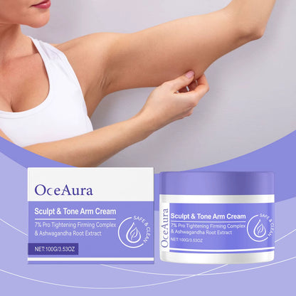 Arm Sculpting & Firming Cream | Toned, Smooth & Moisturized Skin