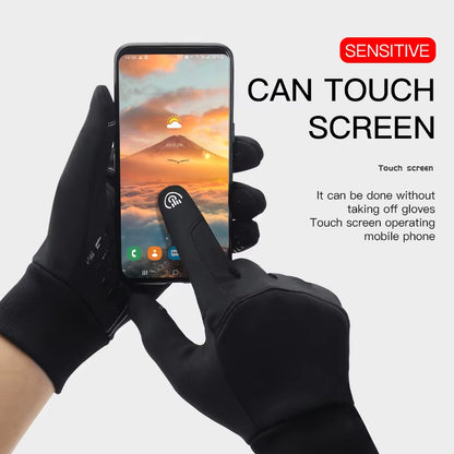 Hot Sale Winter Outdoor Sports Running Glove Warm Touch Screen Gym Fitness Full Finger Gloves for Men Women Sports Gloves